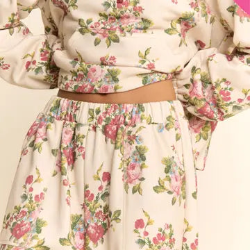 Floral Print Harem Pants