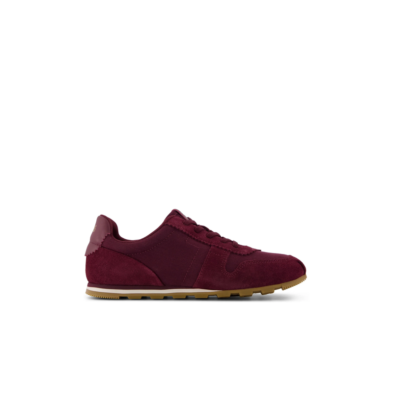TOMS • Trvl Lite Palisade Water Repellent Dark Burgundy Vintage Twill/Suede Sneaker