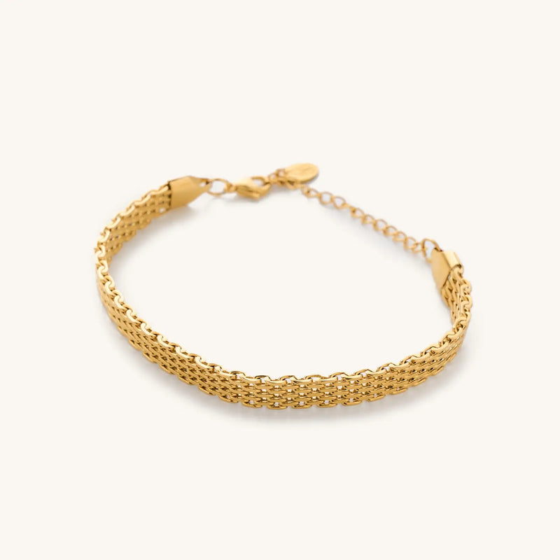 Nikki Smith Designs • Trina Gold Watch Band Bracelet