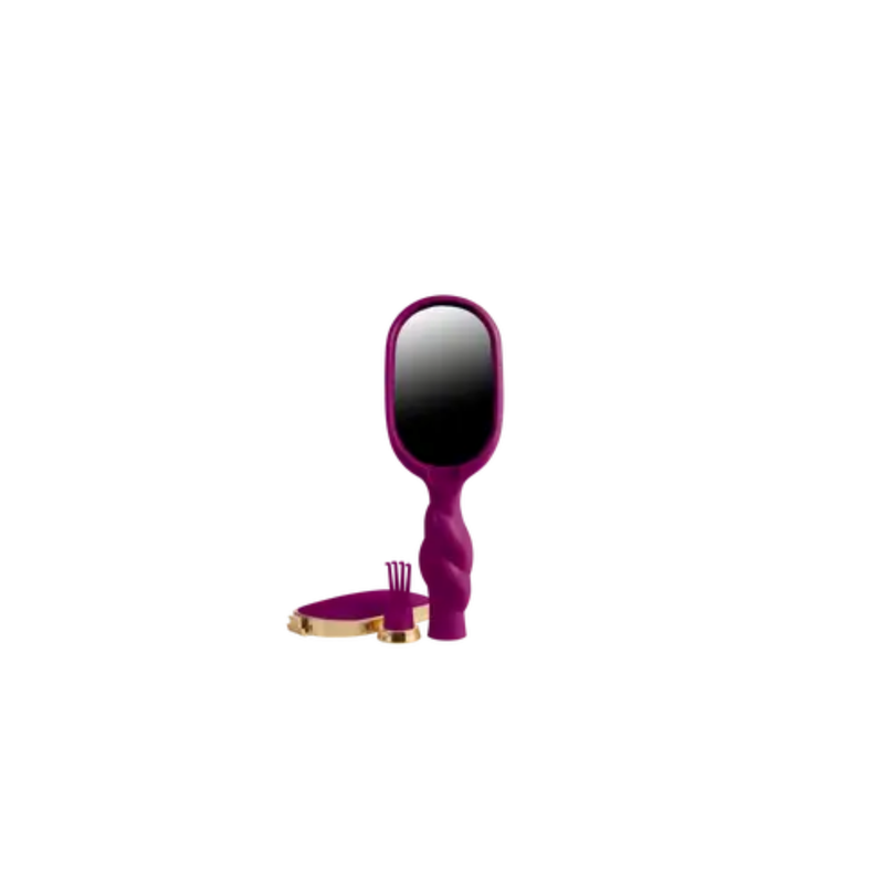 Teleties • Boar Mini Brush - Mulberry