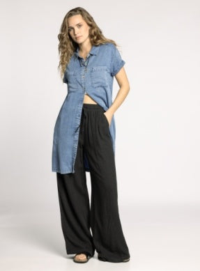 Solana Pants - Black Shadow