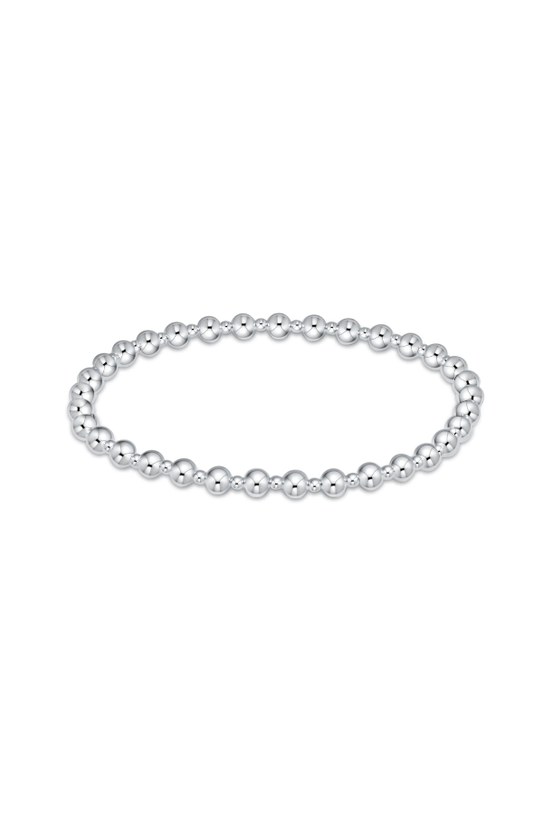enewton • Classic Grateful Pattern 4mm Bead Bracelet - Sterling Silver