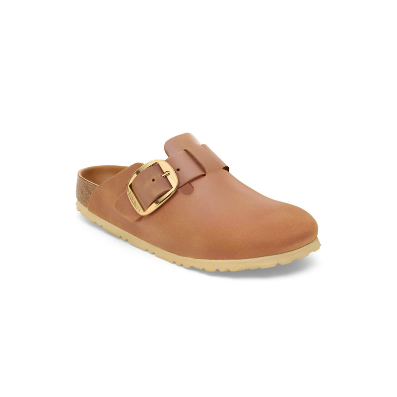 Birkenstock • Boston Big Buckle - Oiled Cognac (Narrow)