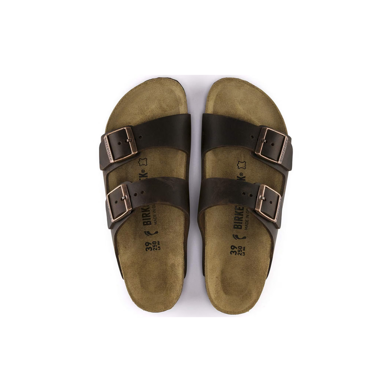 Birkenstock® • Arizona Habana Oiled Leather (Narrow)