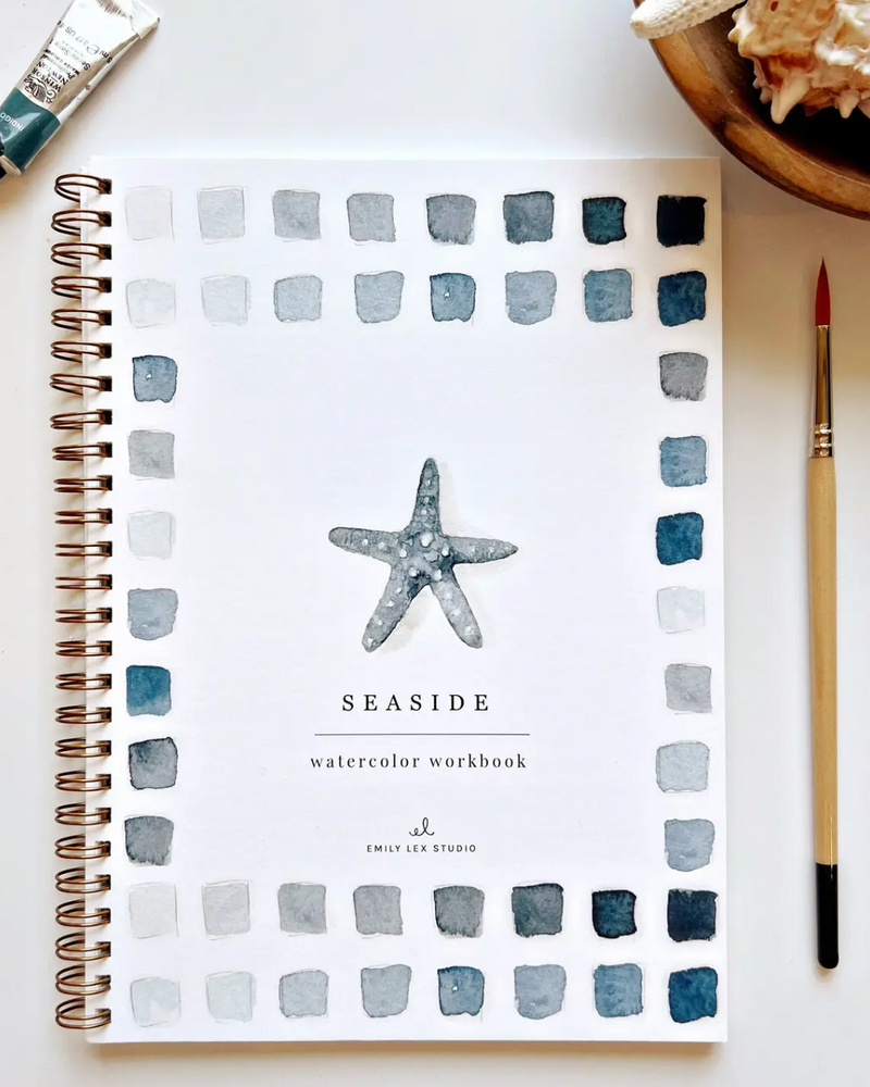 Seaside Watercolor Workbook
