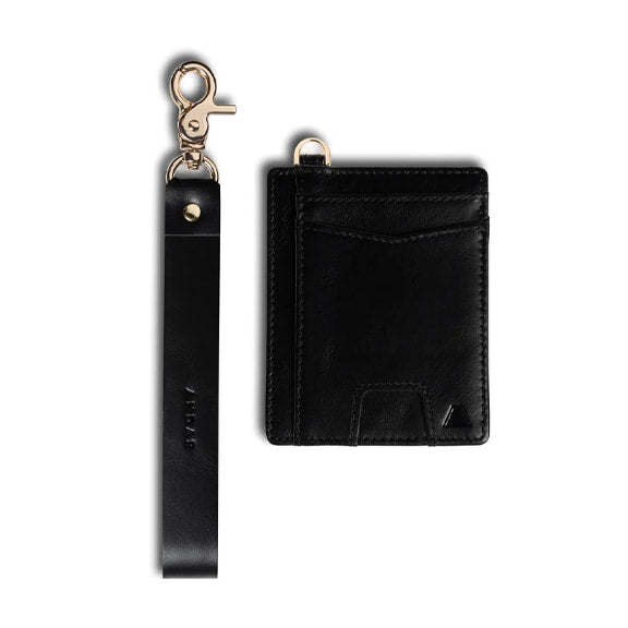 Andar • The Denner Wallet - Jet Black/Gold