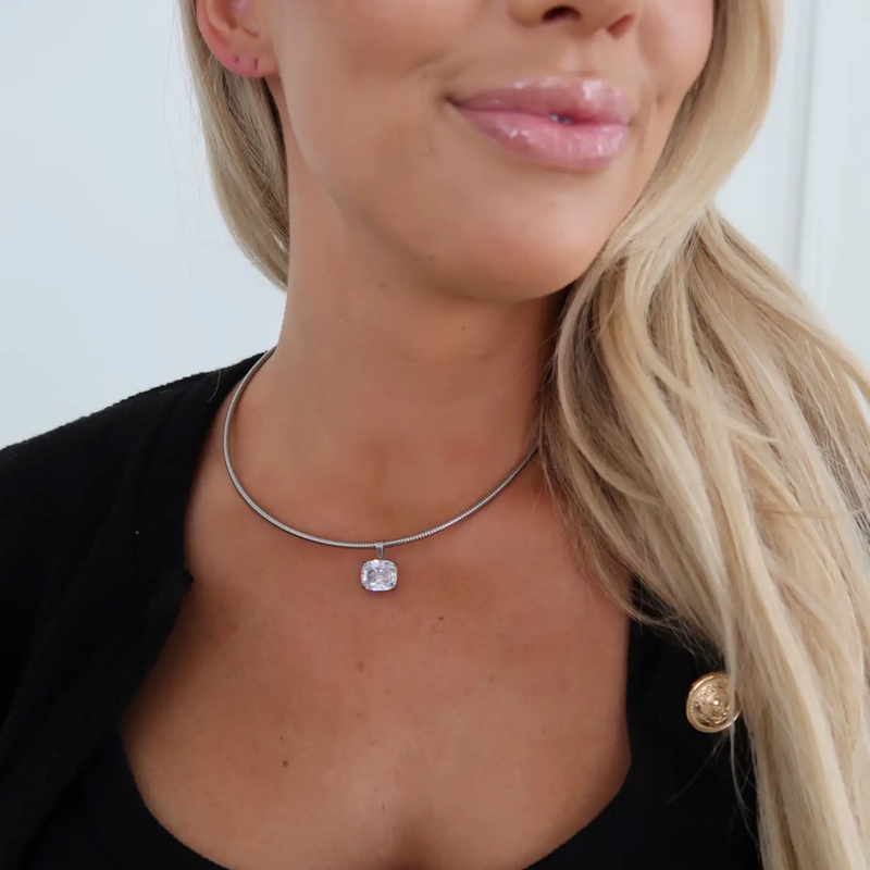 Ally Necklace - Silver