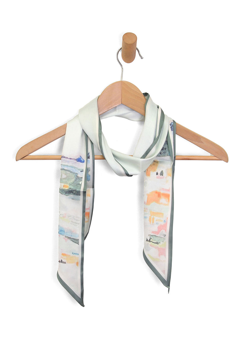 Multi Landscape Double-Sided Scarf