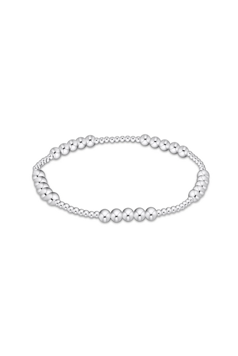 enewton • Classic Blissful Pattern 2mm Bead Bracelet 4mm Sterling