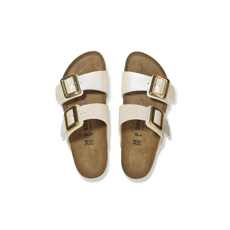 Birkenstock® • Sydney Luxe Buckle - Graceful Pearl White (Narrow)