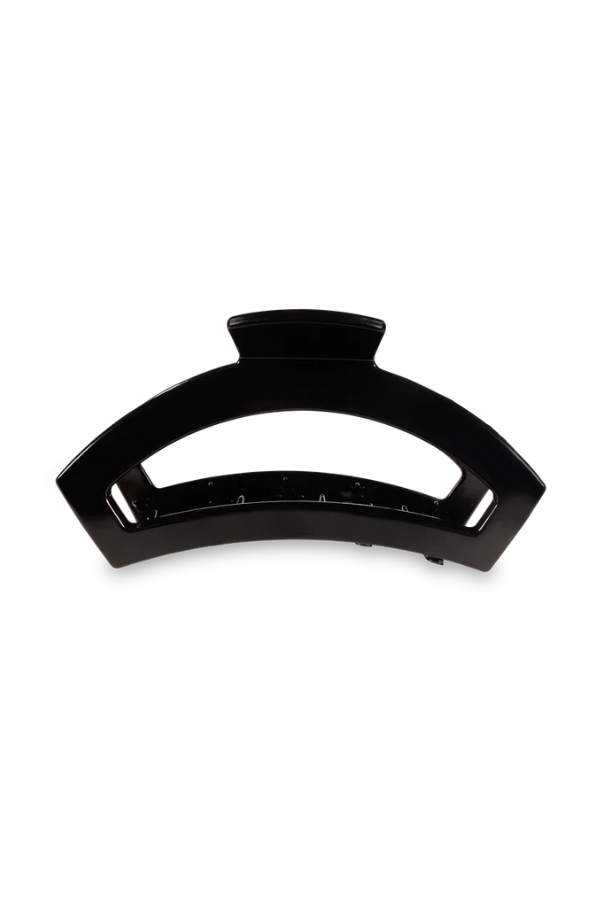 Teleties • Large Open Hair Clip - Jet Black