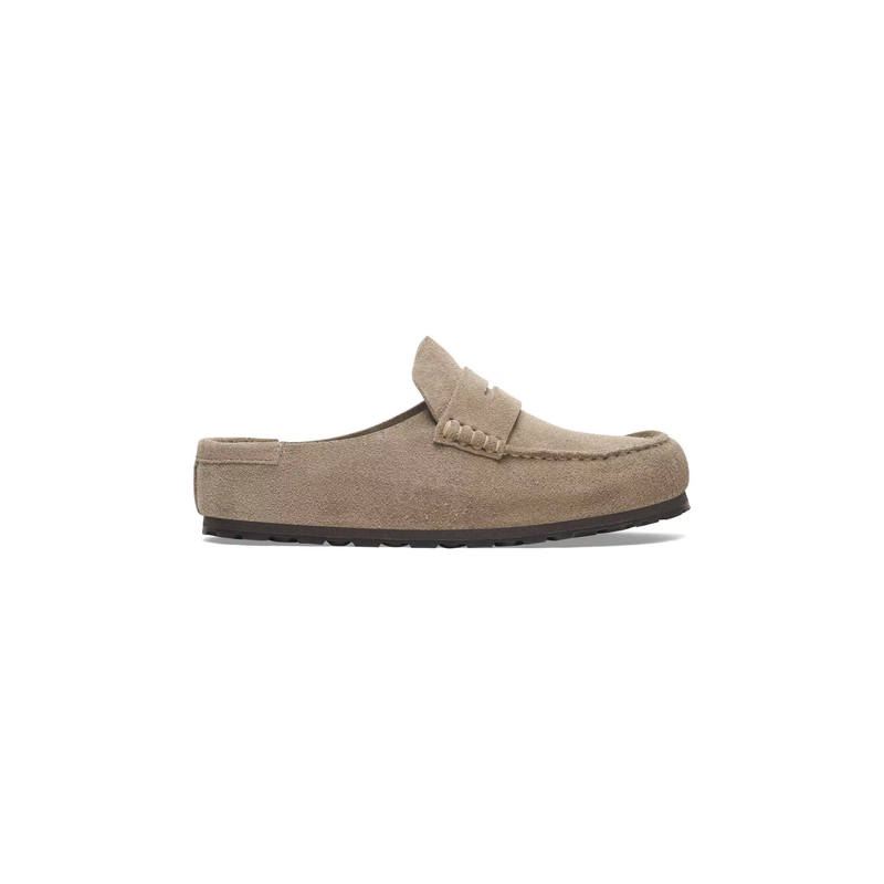 Birkenstock® • Naples Wrapped - Taupe Suede (Narrow)