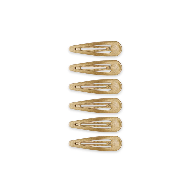 Teleties • 6 Snap Clips - Gold