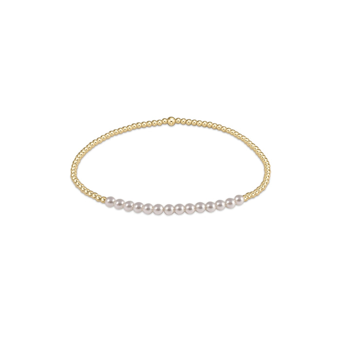 enewton • Bliss Classic Gold 2mm Bead Pearl Bracelet