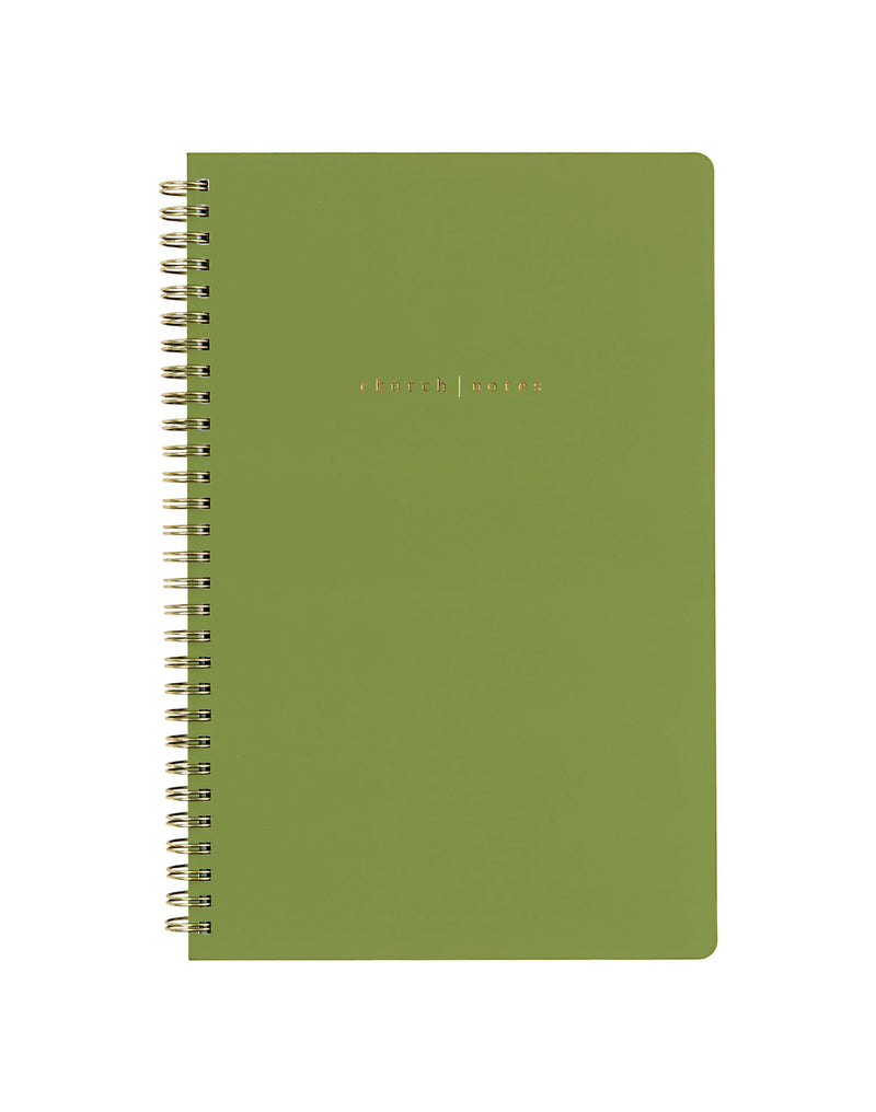 Church Notes Bible Reference Notebook - Olive