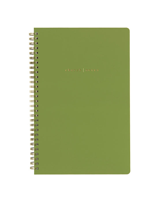 Church Notes Bible Reference Notebook - Olive