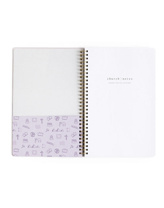 Church Notes Bible Reference Notebook - Lilac