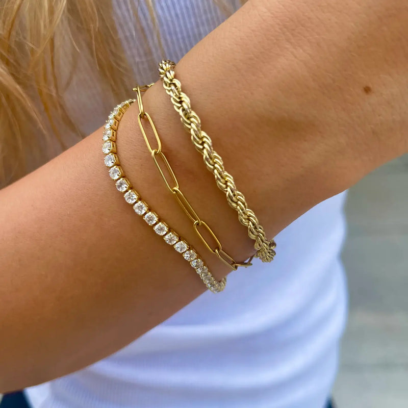 Nikki Smith Designs • Sasha Chain Bracelet Gold