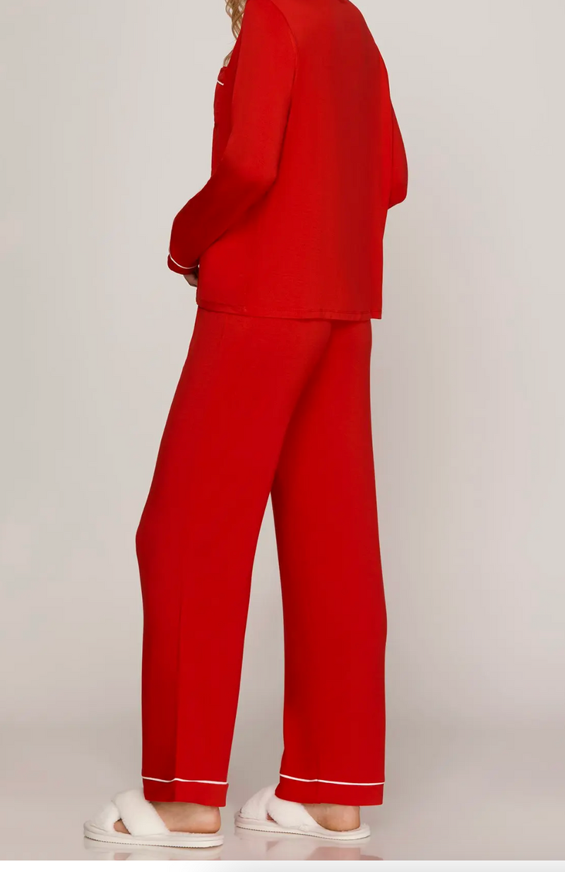 Pajama Set - Red