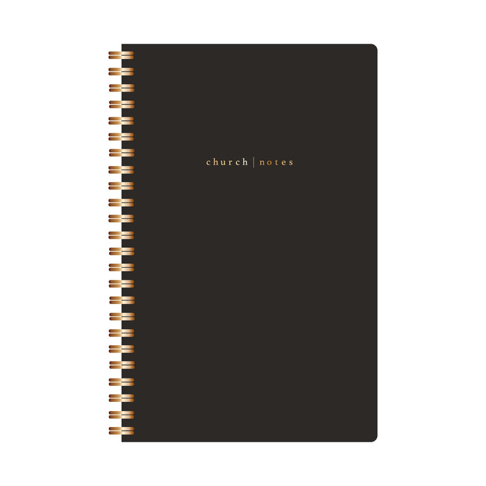 Church Notes Bible Reference Notebook - Black