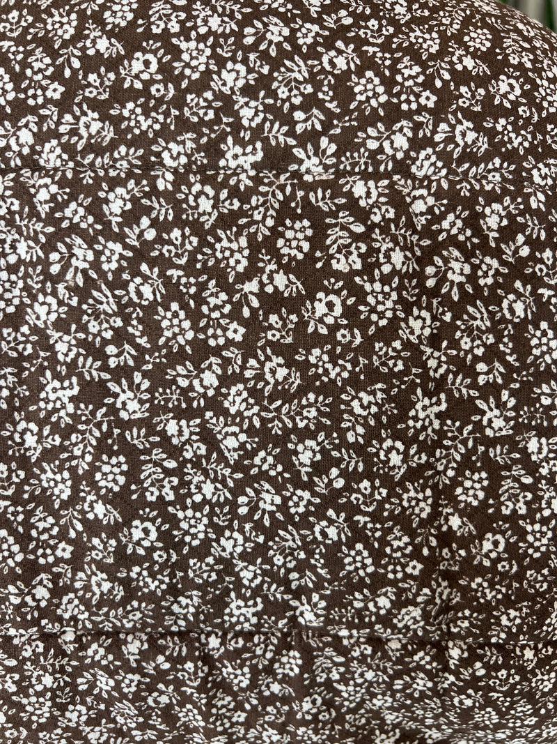 Floral Jacket - Brown & Ivory