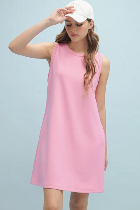 Mini Tank Dress - Hibiscus