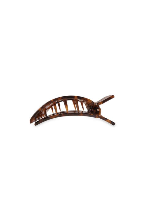 Teleties • Medium Flat Square Hair Clip - Tortoise