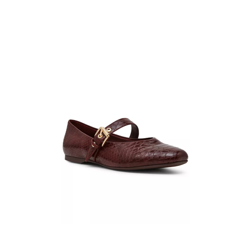 Dolce Vita • Mulaney Flats - Burgundy Snake Print