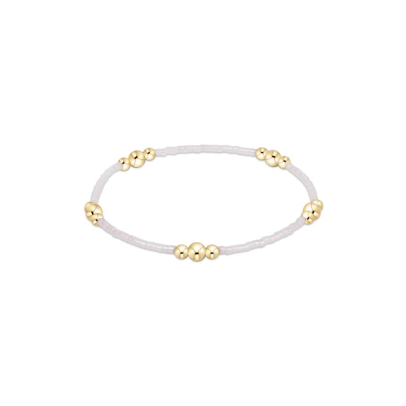 enewton • Hope Purpose Gold Bracelet - Silky White