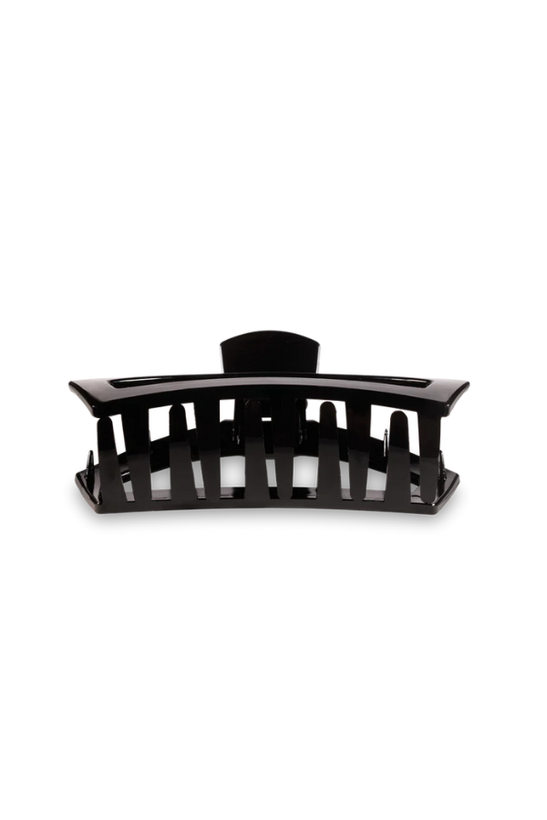 Teleties • Large Open Hair Clip - Jet Black