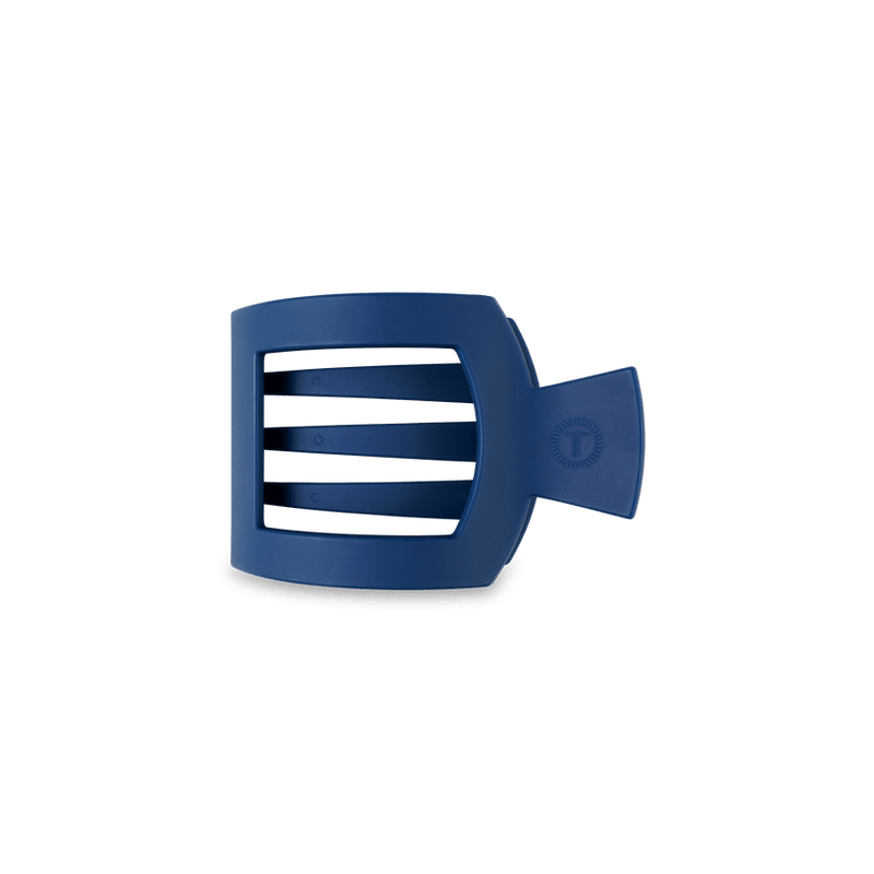 Teleties • Small Flat Square Hair Clip - Midnight Rain