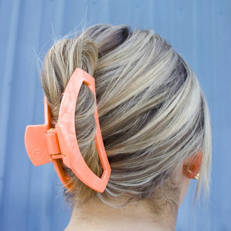 Teleties • Open Hair Clip - Dreamsicle (Large)