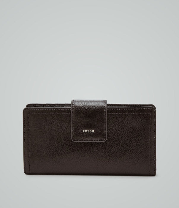 Fossil® •  Logan Tab RFID Wallet - Black