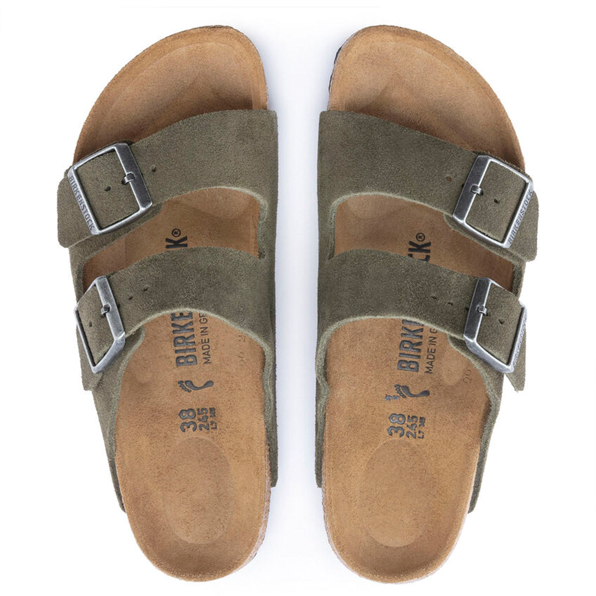 Birkenstock® • Arizona Suede Leather - Thyme — bfearless.