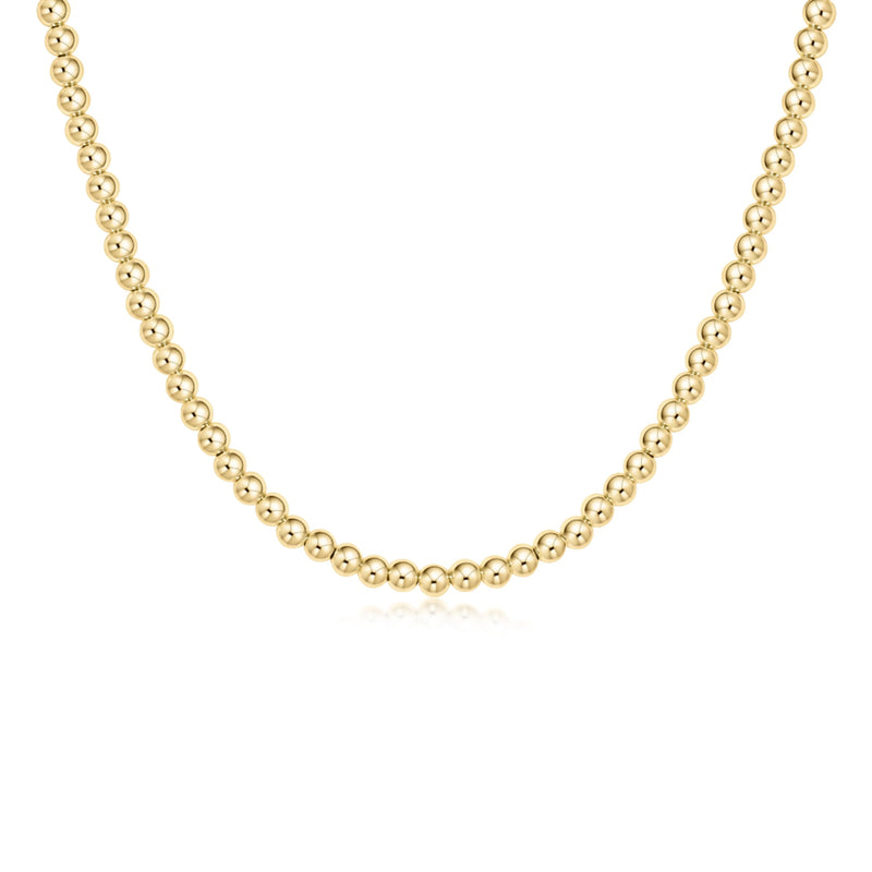 enewton • Classic Gold 4mm Bead 17" Choker