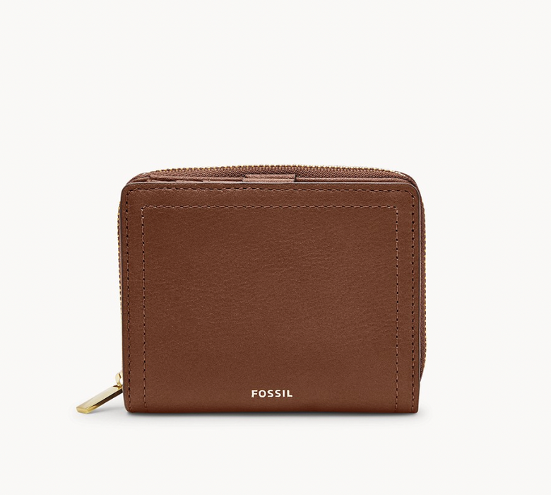 Fossil® • Logan RFID Wallet - Multi Brown