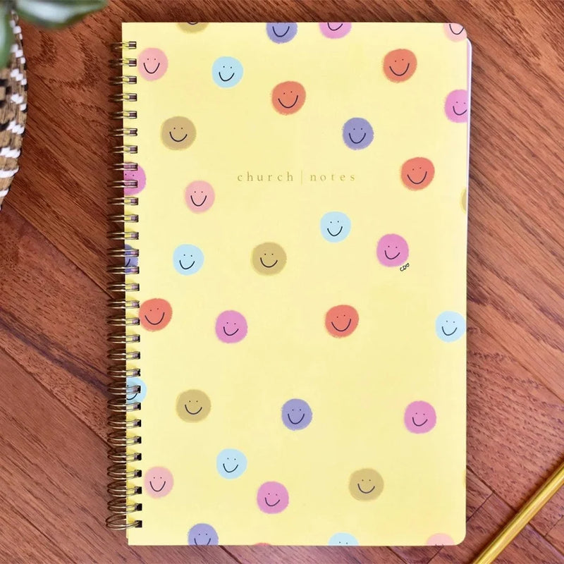 Church Notes • Smiley By Danielle Bible Study Notebook