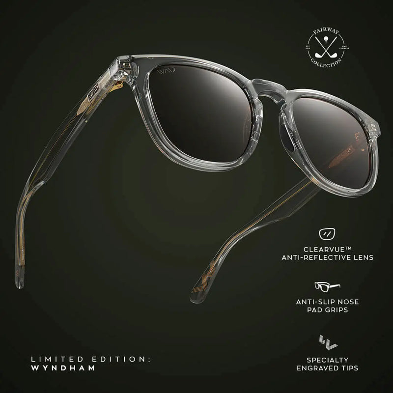 Wearme Pro • Wyndham 1071 Polarized - Crystal Ice & Grey Brown